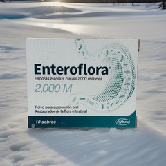 Enteroflora 2000M Bacillus Clausii Probiotic 10 Sachets Intestinal Flora Support