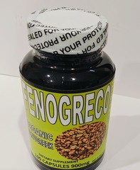 Fenogreco Semillas de fenogrec Alholva Pure Organic Fenugreek Seed 100 Caps !!!
