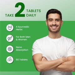 ZEROHARM Nano Himalayan Shilajit 60 Tabs | Ashwagandha, Safed Musli, Gokshura N4