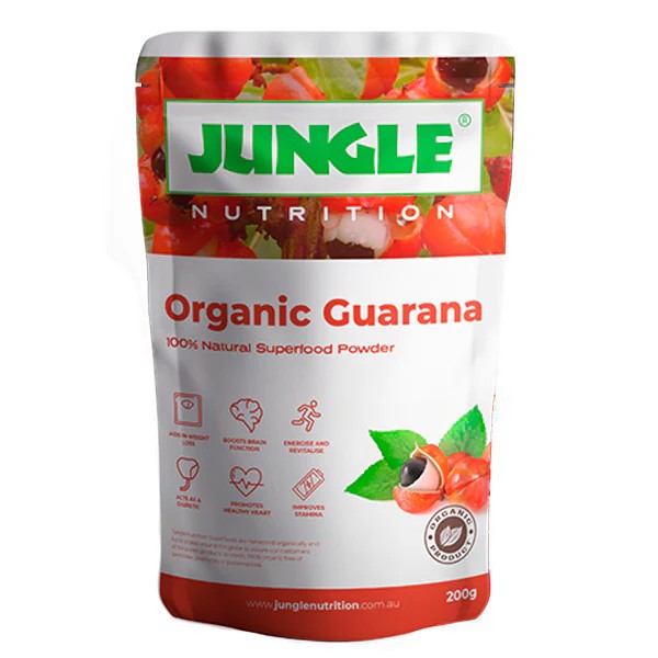 Organic Guarana Powder Natural Energy Superfood 100% Pure