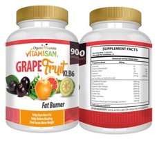 Garcinia ACV 90 Caps Grapefruit fat burner Naturals weight loss Support Grasa