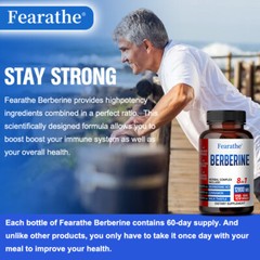BERBERINE HERBAL COMPLEX INCLUDE: 8 IN1 Capsules-Healthy metabolism of fat