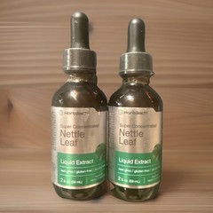 2 Bottles [Nettle Leaf Liquid Extract 2 fl oz | Vegetarian | Horbaach 11-26