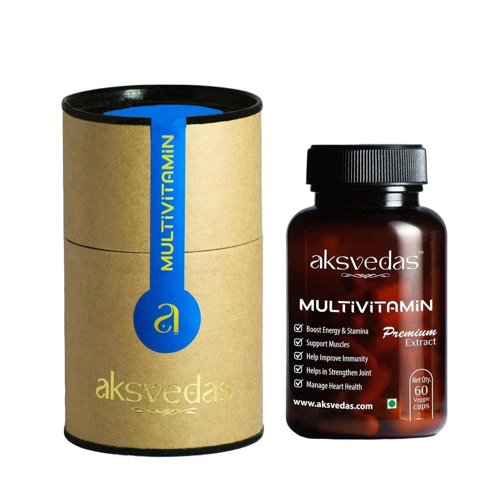 Aksvedas Multivitamin Capsules, 60 Capsules Each Set Of 2 n338