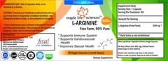 L-Arginine Capsules Free Form 99% Pure & High Quality