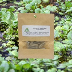 Organic Watercress (Nasturtium officinale) 500mg vegetarian capsules, made
