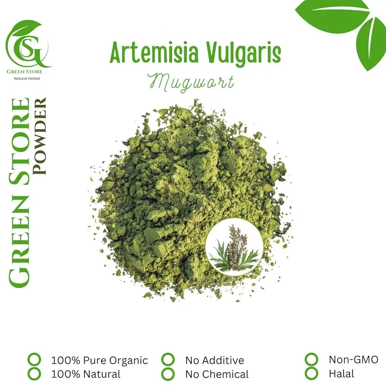 Organic Pure Powder Mugwort Common Wormwood Felon Herb Artemisia Vulgaris HERBS