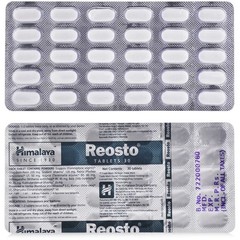Himalaya Reosto Tablets 30 Count Herbal Wellness Supplement Genuine