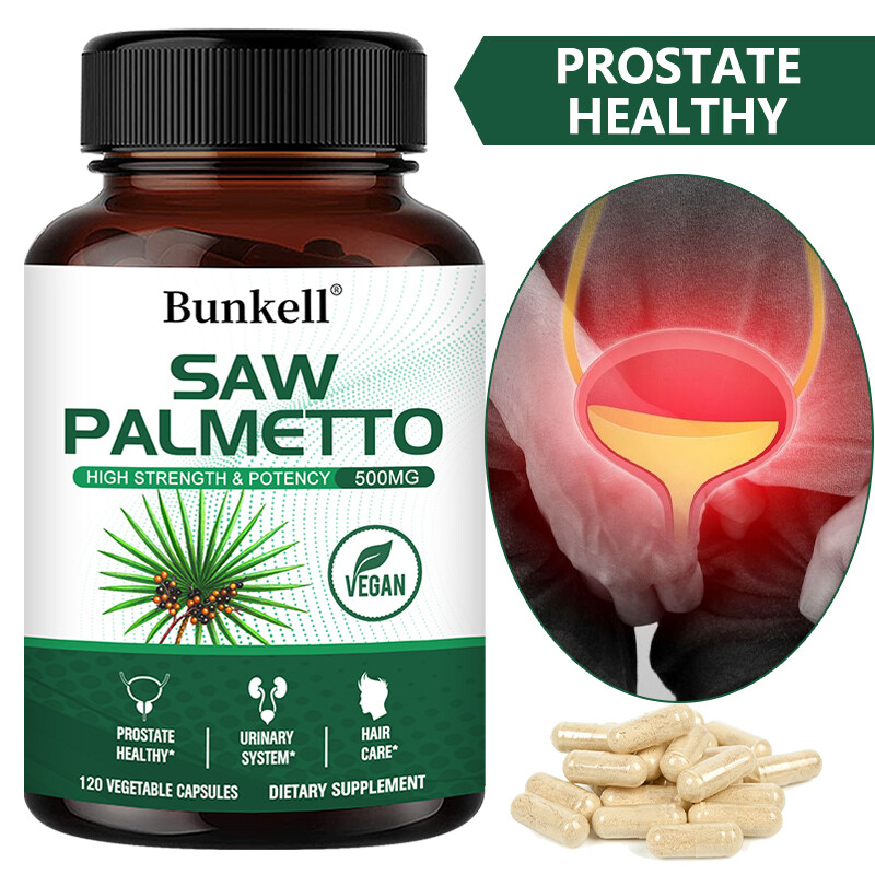 Saw Palmetto Urinary Aid Capsules to Support Healthy Prostate Functions