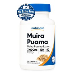 Extracto de Muira Puama 3000mg 120 Cápsulas | Corteza de Ptychopetalum olacoides