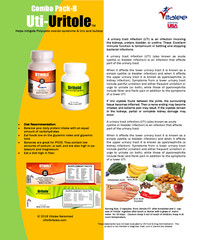 Combo-B- Urinary Tract Infection & Uric Acid Removal Combo (Caps 60ct x2)