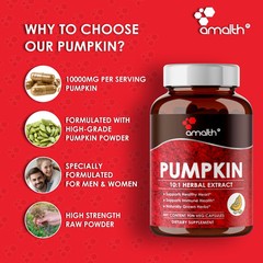 Pumpkin Seed Extract Powder Immunity, Heart Support 10000mg Capsules – 90 Count