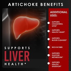 Artichoke Extract ( 20% caffeoylquinic acid )Capsules – Blood Sugar 120 Pills