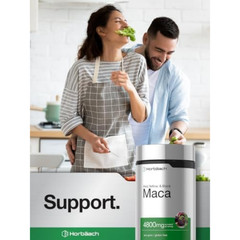 Maca Root Capsules 4800mg | 120 Pills | Red, Yellow, Black Maca | by Horbaach