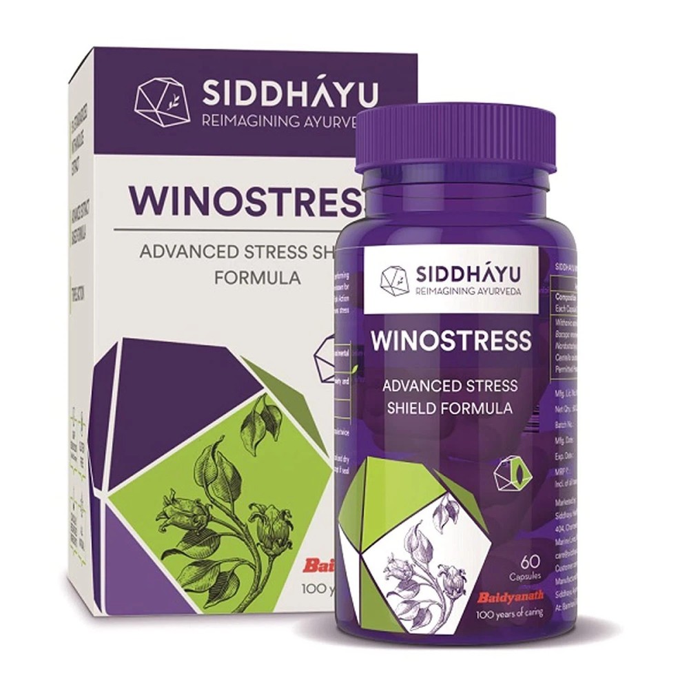 Siddhayu Winostress Capsules, 60 Capsules v407