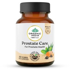 3X Organic India Prostate Care 60 Veg Capsules Herbal Wellness Supplement