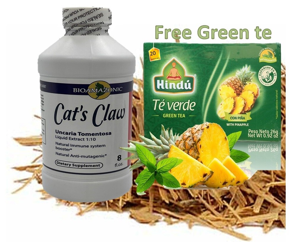 CATS CLAW bark herb LIQUID EXTRACT support,Arthritis, immune 8oz B+free te