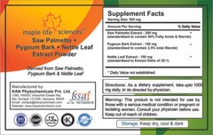 Saw Palmetto Pygeum Bark Nettle Leaf Extract For Hair Loss Prostate Health