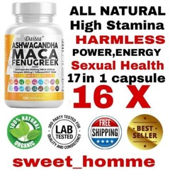 Ashwagandha Maca Fenugreek High Stamina,Harmless,Powerenergy,Sexual Health