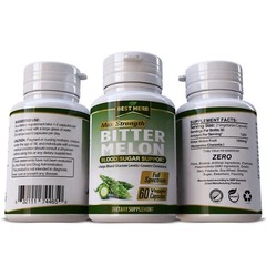 Bitter Melon 1000mg Blood Sugar Glucose Cholesterol 60 Supplements