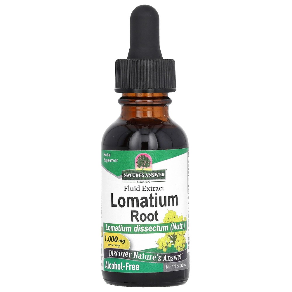 Lomatium Root, Alcohol-Free, 1,000 mg , 1 fl oz (30 ml)