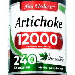 Artichoke Capsules 240 Count | Alcachofa Supplement