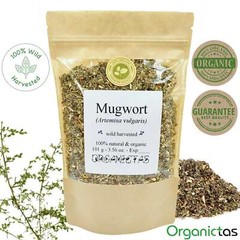 Mugwort Organic Dried Cut Wildcrafted Artemisia Vulgaris 100 % Premium Quality