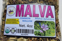 4oz Malva, Mallow Herbs,common mallow,hierba malva, 100% Organic mallow herbs
