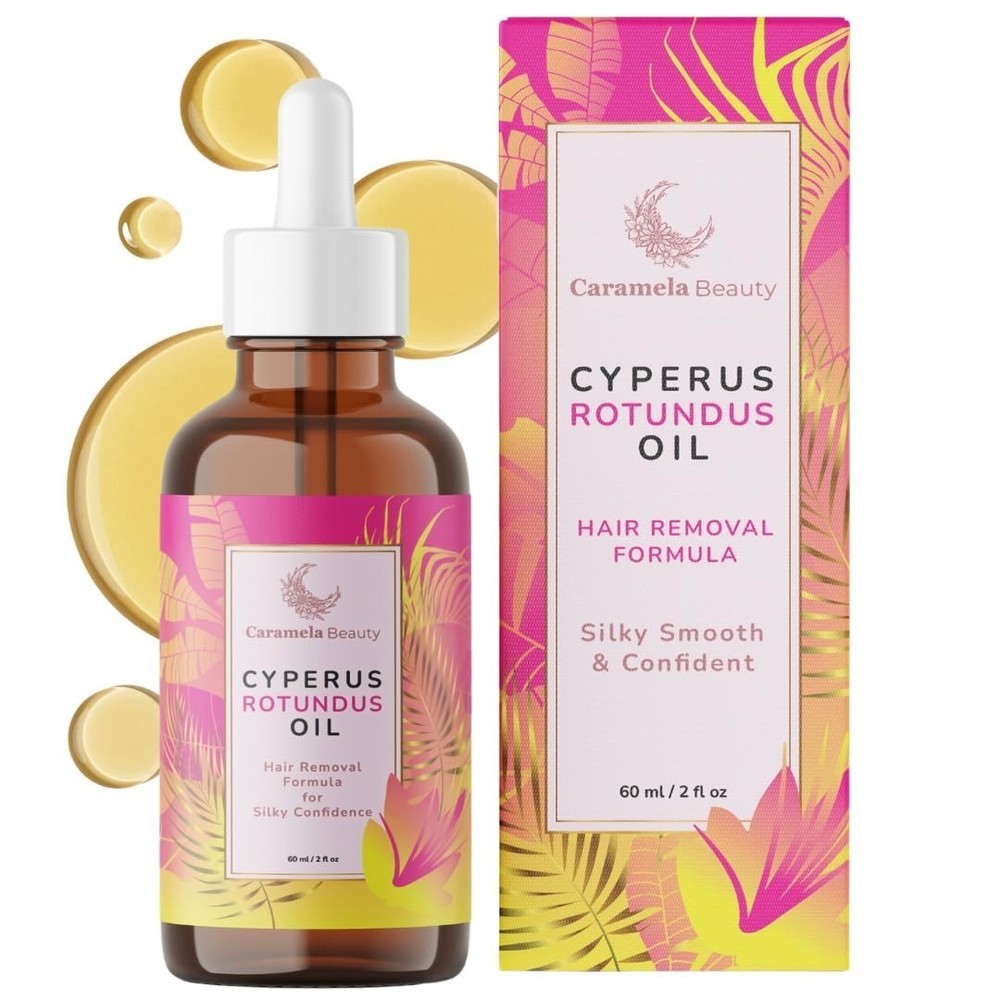 Cyperus Rotundus Oil – 60ml Natural Cyperus Rotundus Oil For Hair Removal, Mo…