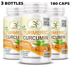 TURMERIC 15,050mg EXTREME 95% CURCUMIN TUMERIC EXTRACT CAPSULES ANTIOXIDANT 3 X