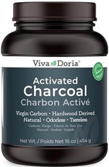 Viva Doria Virgin Activated Charcoal Powder, Hardwood Derived, Assorted Sizes