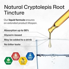 Cryptolepis Sanguinolenta Root Tincture – Detoxifying Liquid Cryplolepis Root Ex