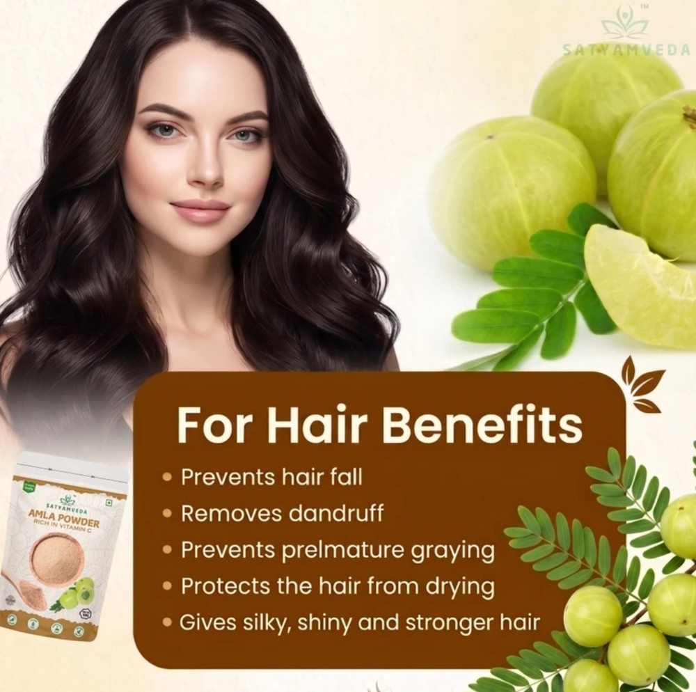100% Pure Amla Powder | Indian Gooseberry | Natural & Chemical free 100g