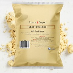 5 lb Ground Ginger Root Powder Natural Premium Raw Zingiber Officinale Jengibre