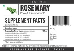 Rosemary Extract Powder 20:1 POWERFUL Rosmarinic Acid Antioxidant Immune Support