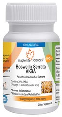 AKBA (3-Acetyl-11-Keto-β-Boswellic Acid) 30% by HPLC Boswellia Serrata Capsules