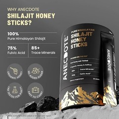 Himalayan Shilajit Honey Sticks with Organic Honey Saffron | Boosts Stamina …