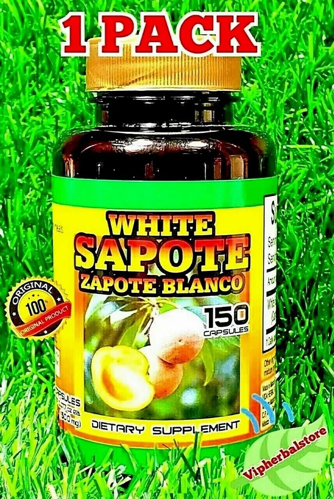 Zapote Blanco White Zapote 150 Caps Support Blood Pressure Support Free Shipping