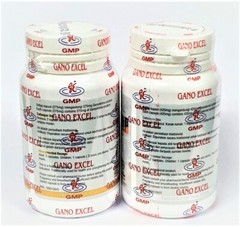 2 Bottles Gano Excel Excellium 90 + 2 Bottles Ganoderma 90 Capsules Reishi USA