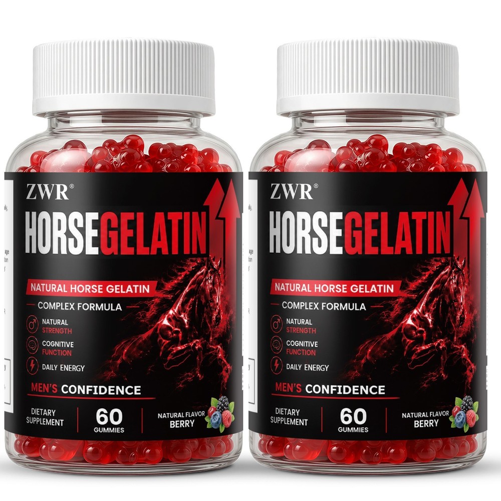 HORSE GELATIN Gummies, -Body Wellness, Daily Fuel – Unleashed Men The Beast