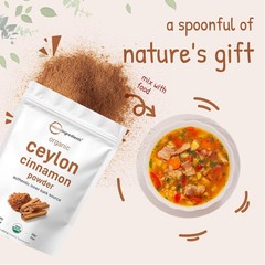 Bulk Organic Ceylon Cinnamon Powder, 1 lb | Non-GMO, Great for Cooking & Drinks