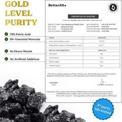 Better Alt Pure Himalayan Shilajit Gold+ (30g) Enhances Recovery & Strength New