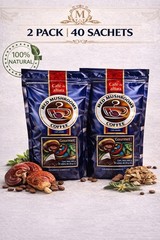 2 Pack, Med Mushrooms Gourmet Soluble Coffee Boost Energy 200g