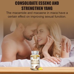 FIDERNIC Maca Root 60 Capsules Peruvian Maca Extract Men Women Supplement