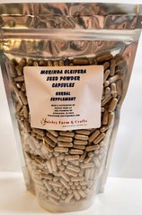 Moringa Seed Powder Capsules – Non GMO – Made Fresh on Demand!