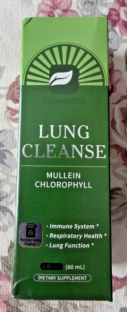 B BEWORTHS Mullein Drops 300mg, Lung Cleanse and Detox with NAC & Chlorophyll
