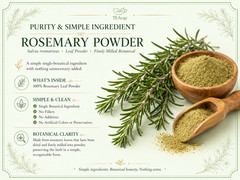 Rosemary Pure Powder Salvia rosmarinus Leaf Herb Botanical 1oz 2oz 4oz 8oz 16oz