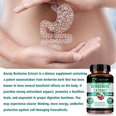 Berberine Extract 1200mg – High Absorption, Heart Health, Blood Sugar Support