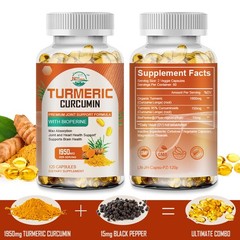TURMERIC CURCUMIN 240 CAPSULES EXTRACT TUMERIC BLACK PEPPER ANTIOXIDANT BEST