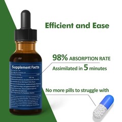 Nurbetoxa Cleavers Lymphatic Drainage Drops for Lymph 2 Fl Oz (Pack of 1)
